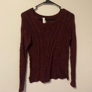 Aeropostale burgundy sweater